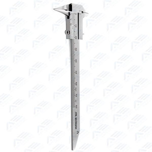 Jauge Boley en acier inoxydable à précision micro-métrique réglable par bouton manuel, instrument dentaire - Product Image 6
