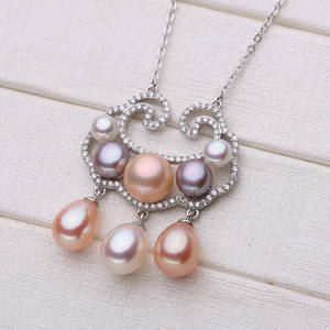 สร้อยคอเงินแท้ S925 แบบล็อค 8 เม็ด สำหรับผู้หญิง พร้อมตัวล็อคป้องกันเด็ก ชุดอุปกรณ์ทำเครื่องประดับมุก DIY  อะไหล่เครื่องประดับกึ่งสำเร็จรูป - Product Image 4