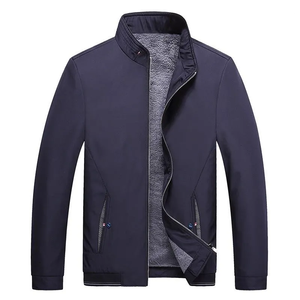 Veste coupe-vent de sport pour homme de qualité supérieure avec cordon de serrage et fermeture éclair, respirante, idéale pour le printemps, type fourrure de vison - Product Image 4