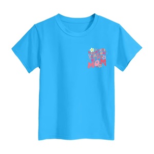 เสื้อยืดผ้าฝ้าย100% สำหรับเด็กผู้หญิงเสื้อยืดคอกลมพิมพ์ลายมีสไตล์เป็นมิตรต่อสิ่งแวดล้อมคุณภาพระดับพรีเมียม - Product Image 2