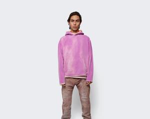 Hot Selling <b>Men</b> Acid Washed Oversized Hoodies Customized Logo Printing Streetwear Hooded <b>Sweatshirt</b> Sun Faded ODM Breathable - Product Image 5