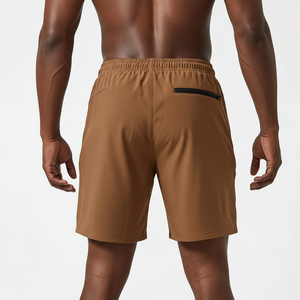 Men Gym Shorts with <b>Secure</b> Zipper Pockets Phone <b>Wallet</b> Keys Quick Dry Breathable Workout Shorts - Product Image 2