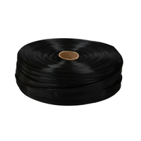 Tubería de riego por goteo de PE negra de 16 mm para uso agrícola y en granjas, cinta de goteo plana de 0,20 mm de grosor, espaciado de 20 cm, con protección UV
