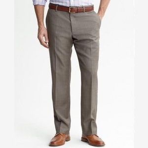 Pantalon décontracté et habillé pour homme en toile 100 % coton écologique, de qualité supérieure, poids moyen, vente en gros, idéal pour mariage et affaires - Product Image 3