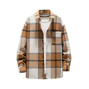 เสื้อเชิ้ตเดรสชายคุณภาพสูง ขายดีอันดับต้นๆ ทรงปกติ ผ้าแฟลนเนล คอปกคลาสสิก สำหรับส่งออก - Product Image 3