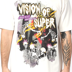 เสื้อยืดคอกลมพิมพ์ลายคุณภาพสูงสำหรับผู้ชาย สไตล์สตรีทแฟชั่น ใส่ได้ในฤดูร้อน ผลิตจากผ้าฝ้ายถัก 100% - Product Image 4