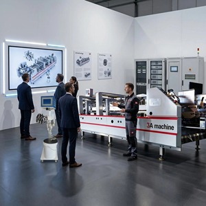 מכונת הדבקת קרטונים אוטומטית 3A-13004/6 לקופסאות 4/6 פינות, מכונת ייצור קופסאות, מכונת הדבקת 4 פינות - Product Image 4