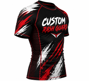 Maillot de compression personnalisé à manches courtes pour MMA, BJJ, Jiu Jitsu, Grappling – Haut d'entraînement athlétique, vêtement de sport par sublimation - Product Image 5