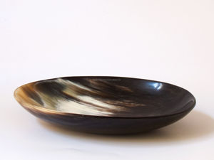 Cuenco de cuerno de búfalo tallado de alta calidad, lujosa vajilla de estilo americano hecha a mano, experiencia de comedor clásica duradera - Product Image 3