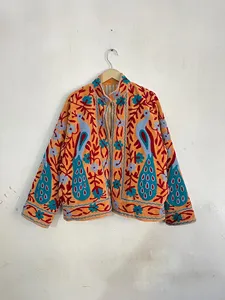 Premium Embroidered <b>Velvet</b> <b>Jacket</b> Statement Animal Motif Design High-Quality Artisanal <b>Women's</b> Outerwear - Product Image 2