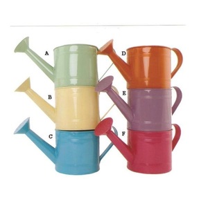 Arrosoir en métal avec finition galvanisée, durable pour le jardin, design à long bec, anti-fuite, arrosoir décoratif - Product Image 5