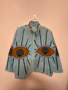 Velvet Artisan Hand Embroidered Suzani velvet Jacket Made with High Quality Material and Looking Vintage Suzani Jacket - Product Image 2