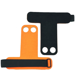 2 Hole Leather Gymnastics Grips with Non-Slip Lightweight & Breathable Design for Professional Training-Unisex - Product Image 1