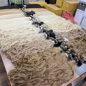 Les meilleurs fournisseurs de cheveux au Vietnam, meilleur prix, extensions de cheveux humains en vrac, non traités, vierges, sans produits chimiques. - Product Image 4