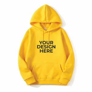 Sweat à capuche oversize pour homme, hiver, design personnalisé, couleur unie, fermeture éclair, polaire polyester/coton, vente en gros Bangladesh - Product Image 1