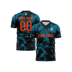 Custom Sublimated Unisex <b>Soccer</b> Jersey Shorts Set V-neck Short Sleeve 100% Polyester Moisture Wicking Elastic Waist Adult Team - Product Image 5