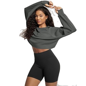 Ropa Casual, Nuevo Estilo, Sudaderas Cortas de Alta Calidad, Cómodas para Mujer - Product Image 1