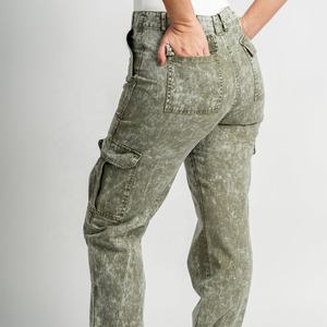 กางเกงคาร์โก้สำหรับผู้หญิงที่ทนทานต่อการก่อสร้างออกแบบได้ตามต้องการ - Product Image 2