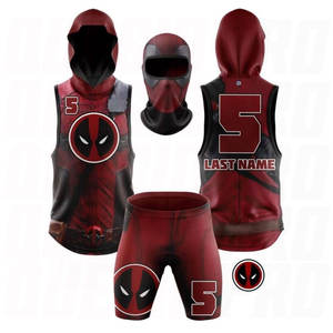 ชุดยูนิฟอร์มฟุตบอล 7 คน แบบซับลิเมชั่น พร้อมสกรีนชื่อทีมและหมายเลข  ชุดฟุตบอลแบบธง  สามารถปรับแต่งได้เต็มรูปแบบ ทั้งเสื้อและกางเกงขาสั้นสำหรับผู้เล่น - Product Image 1