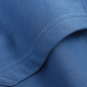 Sudadera con Capucha Azul Personalizada para Hombre 2026, Cierre de Cremallera, Corte Regular, Color Sólido, Algodón French Terry, Estilo Casual para Otoño - Product Image 3