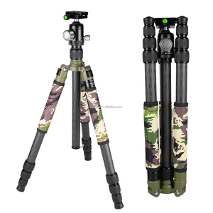 Cattail CT-1 có thể tháo rời sợi Carbon <span class=keywords><strong>Tripod</strong></span> di động ngoài trời chụp ảnh & săn bắn bánh bóng đầu MONO POD ngụy trang thiết kế - Product Image 6