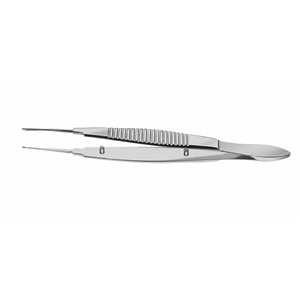 คีมจับเนื้อเยื่อขนาดเล็ก HiBonn Micro Iris Tissue Handling Forceps เครื่องมือจักษุวิทยาที่มีความแม่นยำสูง ได้รับการรับรองมาตรฐาน CE ระดับ Class I สำหรับการใช้งานผ่าตัดทั่วไปในโรงพยาบาล - Product Image 1