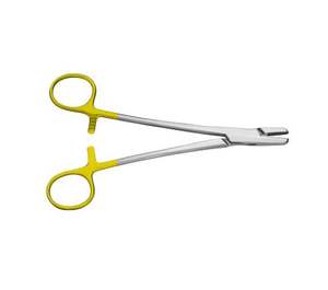 Pinza Portaagujas Olsen Hegar de 17 cm, Manual, de Acero Inoxidable de Alta Calidad, Instrumentos Quirúrgicos con Certificación CE - Product Image 1