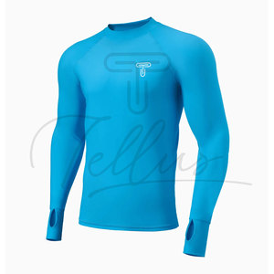 เสื้อรัดรูปผู้ชายสีพื้น ระบายอากาศได้ดี สวมใส่สบาย ผลิตราคาถูก ไซส์ผู้ใหญ่ - Product Image 3