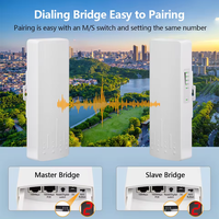 Huastlink Radio inalámbrico al aire libre 5GHz Wifi puente inalámbrico 900mbs 5km enrutador doméstico Cpe Punto de Acceso de largo alcance Cpe