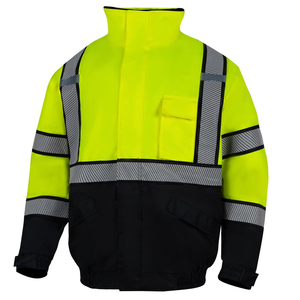 Servicios OEM: Chaqueta de trabajo de alta visibilidad con múltiples bolsillos, tela suave, chaquetas de trabajo de alta visibilidad para almacén - Product Image 3