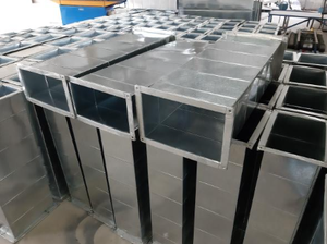 Conducto de Ventilación HVAC Rectangular de Acero Galvanizado Prefabricado Anticorrosión con Fácil Instalación - Product Image 2