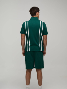 Newest Men Luxury Casual Shirt and Shorts <b>Set</b> Two Piece Summer Outfit Custom Logo Blank Breathable Summer <b>Set</b> Cotton Street Wear - Product Image 5