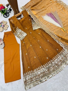 ชุดเดรส Anarkali คุณภาพพรีเมียมสำหรับงานแต่งงานและงานปาร์ตี้สำหรับเด็กผู้หญิง จากซัพพลายเออร์และผู้ส่งออกชาวอินเดีย - Product Image 5