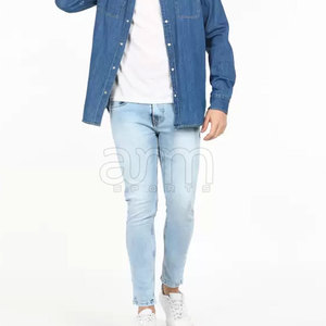 Pantalons pour hommes les plus vendus, respirants, écologiques, lavés, à prix avantageux, légers, à séchage rapide, jeans pour hommes - Product Image 4