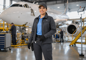 Uniformes de Aerolínea Personalizados de Manga Larga para Pilotos y Tripulación de Cabina | Uniforme de Aviación OEM ODM | Uniforme de Técnica de Mantenimiento de Aeronaves para Mujeres - Product Image 6