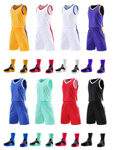 Uniformes de basket-ball personnalisés pour hommes 100 % polyester, design en twill, couleur rouge, uniforme de basket-ball pour jeunes universitaires. - Product Image 6