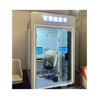 Kiosque médical intelligent Huasheng AI pour la santé et la télémédecine, écran tactile, alimentation solaire, ODM/OEM disponible, HS-S560
