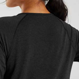 T-shirts pour femmes à manches longues de haute qualité, design personnalisé, t-shirts pour femmes de couleur unie légers à vendre, personnalisables - Product Image 5