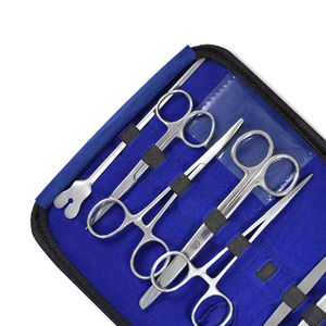 Medical Student Training <b>Kit</b> Reusable Surgical Instruments & Skin Simation Silicone Pad for <b>Suture</b> Practice by Dentavex - Product Image 2