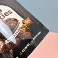 Sacs d'emballage Doypack personnalisés en aluminium brillant imprimé, avec fermeture zip, de qualité alimentaire, pour biscuits épicés et snacks pour enfants