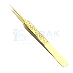 Pince à épiler de précision antistatique en acier inoxydable à pointe affûtée pour séparation des cils, modèle Ijrak chirurgical amélioré, vente en gros - Product Image 1