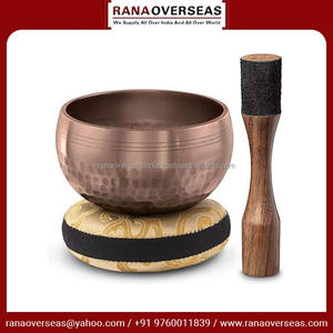 Peaceful Resonance Brass Bowl Handcrafted for <b>Meditation</b> & Healing Comes With Mallet & <b>Cushion</b> Multiple Option Available - Product Image 6