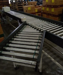 Powered Roller Conveyor System Industrial Automatic Conveyor for <b>Material</b> <b>Handling</b> Packaging and Warehouse Use - Product Image 1