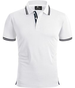 Polo en coton 100% uni personnalisé unisexe, vente en gros, manches courtes, vêtements décontractés, haute qualité, pour hommes - Product Image 5