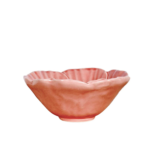 Tazón de Resina Creativo con Forma de Flor, Pintado a Mano, Tazón para Ensalada de Hoja de Col Rosa, Tazón de Porcelana Decorativo Irregular para Frutas - Product Image 1