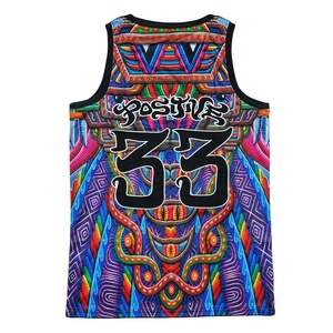 Débardeur pour homme à imprimé psychédélique, séchage rapide, sans manches, réactif aux UV, pour festivals EDM et tenue décontractée - Product Image 3