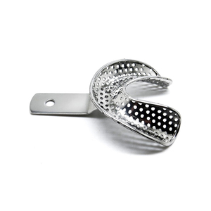 Las mejores bandejas de impresión dental de acero inoxidable quirúrgico, profesionales, con logotipo personalizado, a precio económico. - Product Image 1