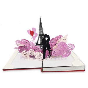 Logotipo de la tarjeta de amor Cuaderno impreso Fancy Colorful A4 A5 A6 Diario Escuela Oficina Papelería Note Book Popup - Product Image 1