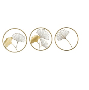 Modern Luxury Gold Metal <b>Leaf</b> <b>Wall</b> Art <b>Decor</b> Metal Ginkgo <b>Leaf</b> Hanging Sculpture for Living Room Hotel <b>Wall</b> Decoration <b>Wall</b> Art - Product Image 4