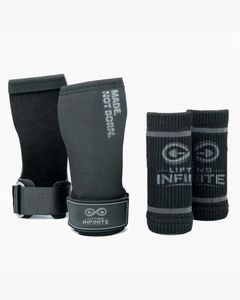 Agarraderas de Gimnasio Personalizadas Bear Komplex de Carbono Negro, Cómodas para Levantamiento de Pesas, Dominadas y Kettlebells, Sin Orificios, para CrossFit - Product Image 2
